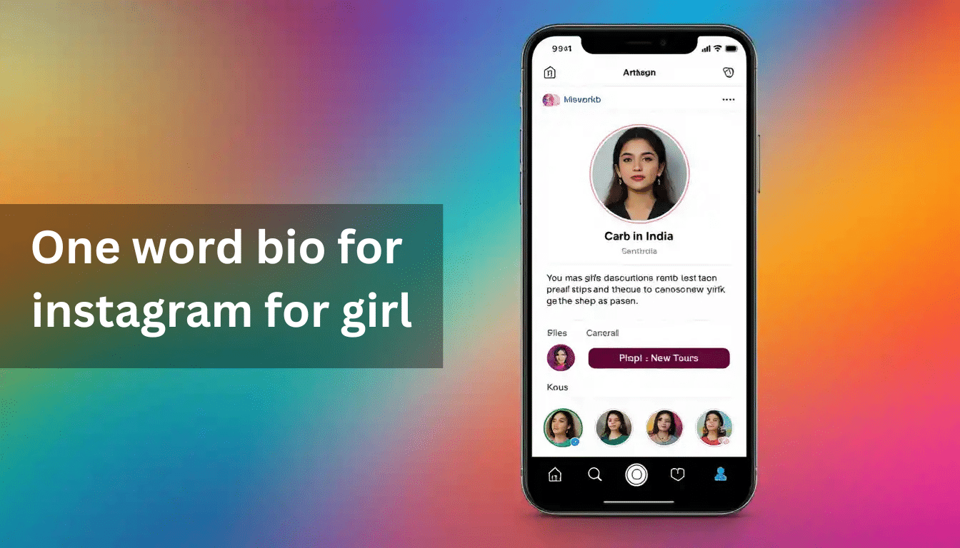 one word bio for instagram for girl